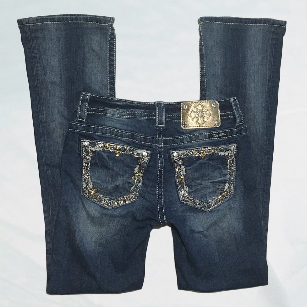 Miss Me Signature Boot Embellished Jeans